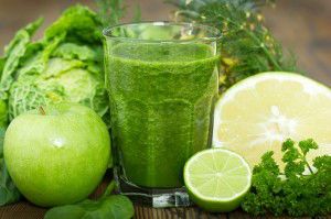 Healthy green smoothie