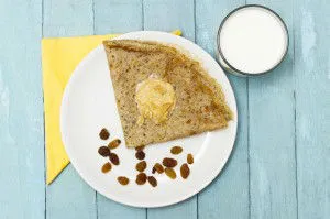 Fresh Homemade Sweet Buckwheat Crepe