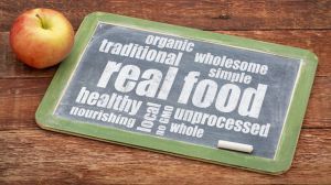 real food word cloud