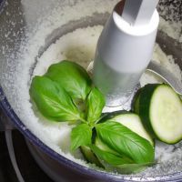 DIY Basil and Cucumber Body Scrub