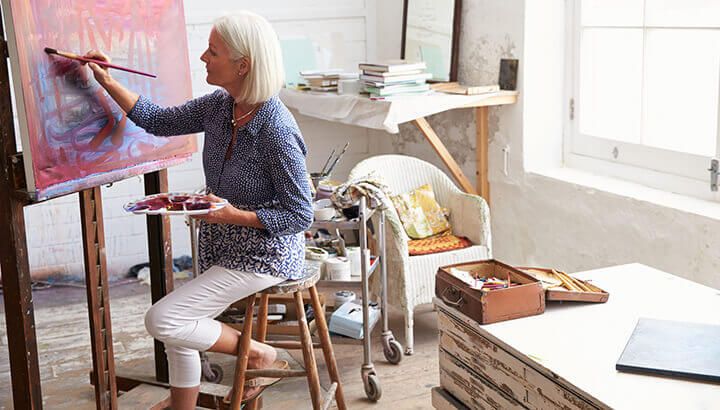 Painting can help ease anxiety