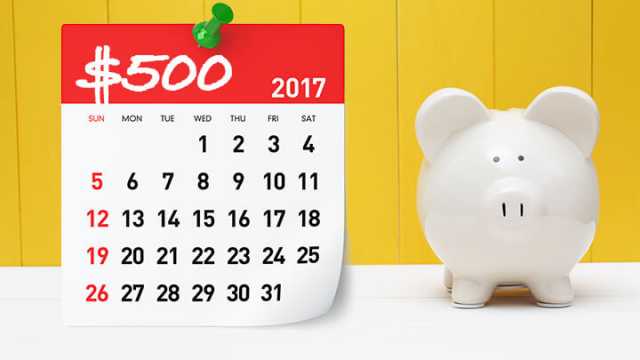 How to save 500 a month